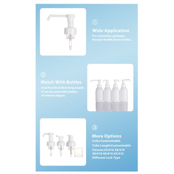 42mm PETG Foam Pump Bottle 200ml 300ml 500ml for Clear