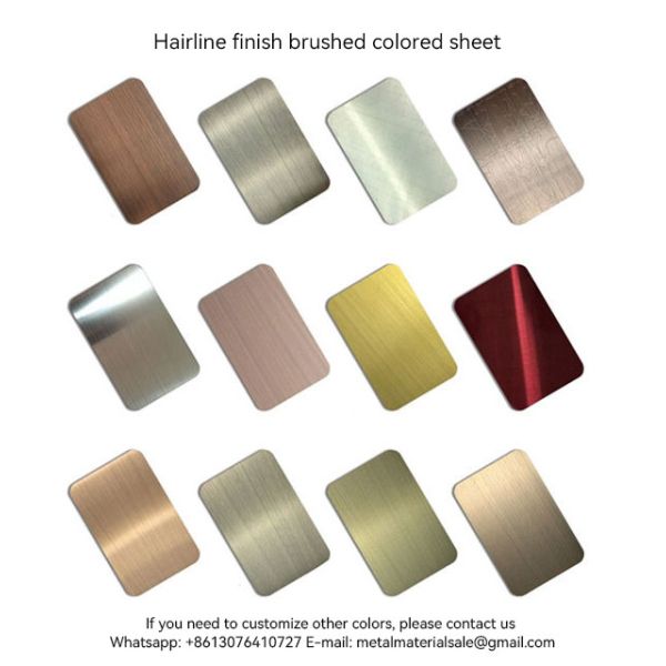 Silver Brushed Ss Decorative Sheets OEM 201 304 316 SGS Certificate