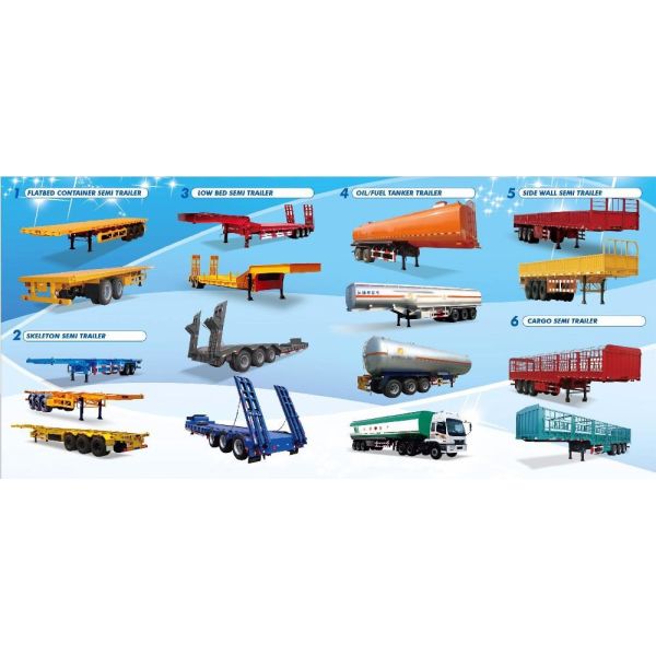 Bulk Cement Tank Semi Trailer For Transportation , Tanker Truck Trailer 40cbm Capaciy