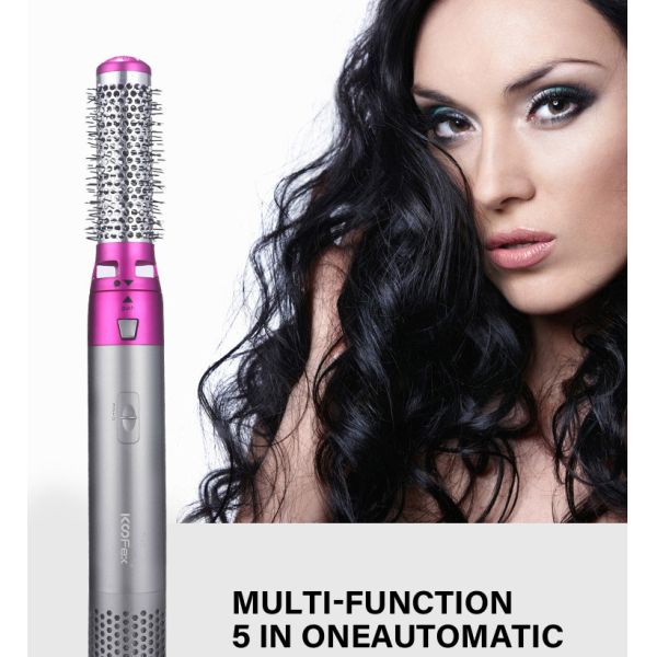 ABS 6 In 1 Detachable Hair Dryer Styler One Step For Straightening Curling Drying Combing