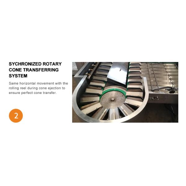 PLC 14kg / Hour Sugar Cone Making Machine Egg Roll Forming Machine