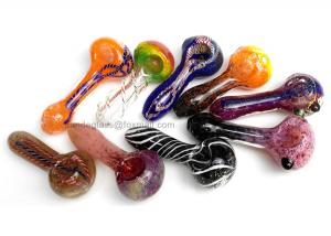 Quality Glass Smoking Pipes Beautiful Appearance Tabacco Pipe Mini glass Pipe 4 Inches Glass Hand Pipe Best Spoon Pipes Dry Weed for sale