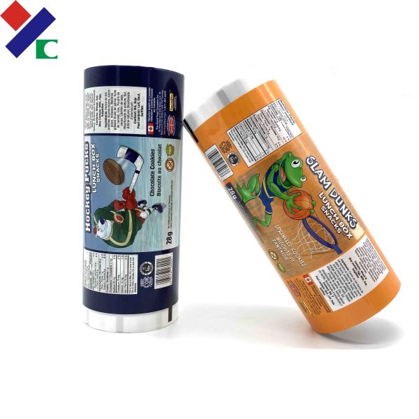 Plastic Food Packaging Film Roll 30 Microns Leak Proof 10 Colors