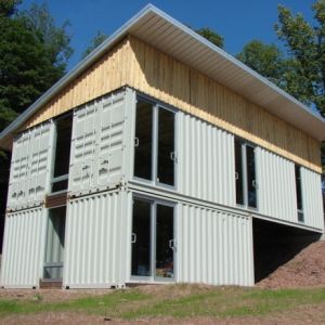 Quality Anti Earthquake Prefabricated Steel House House / Flat Pack Container for sale