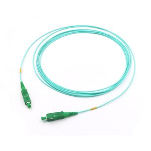 FTTH OM3 Simplex Aqua 3m Sc Apc To Sc Apc Patch Cords