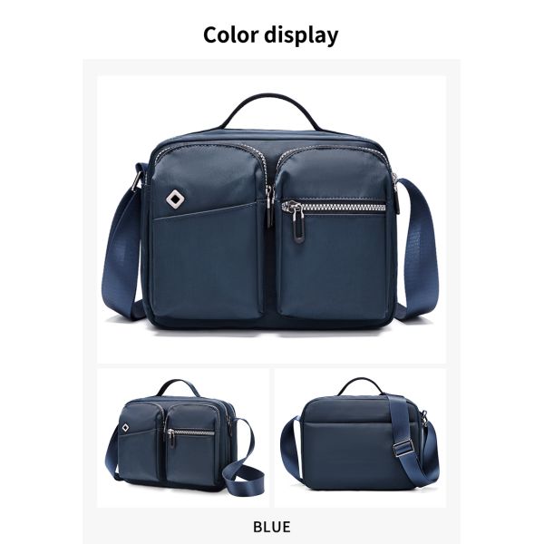 Factory wholesale custom large capacity casual hand bags crossbody bag for men sling messenger bags