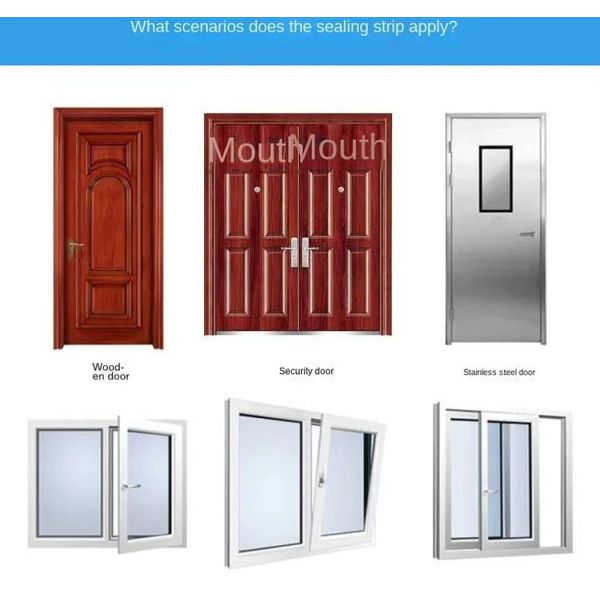 Adhesive Anti-wind Weather Strip Door Draft Stopper,Door Sweep,Door Bottom Seal Strip