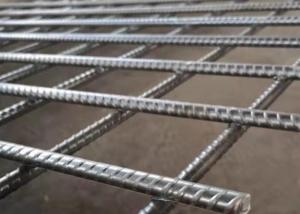 Quality Reinforcing Ribbed Bar Welded Wire Mesh Panels For Concrete Slab 10mm 12mm Thickness for sale