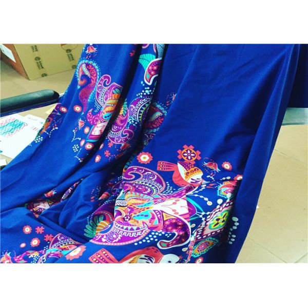 260gsm Eco Repreve Activewear Knit Fabric Digital Printing Super Soft Beach Wear
