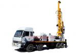 Truck Mounted Top Head Water Well Drilling Rig 8 X 4 Heavy Duty By Mud / Air