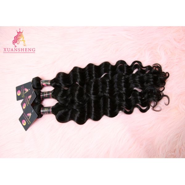 Wholesale Price 100 Gram Virgin Indian Hair Bundles Loose Wave 10A Black Color