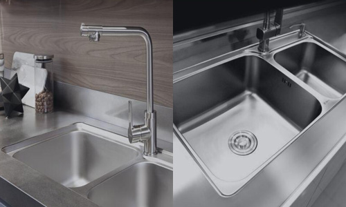 Mini 304 Stainless Steel Kitchen Cabinet 18mm Carcase Eco Friendly