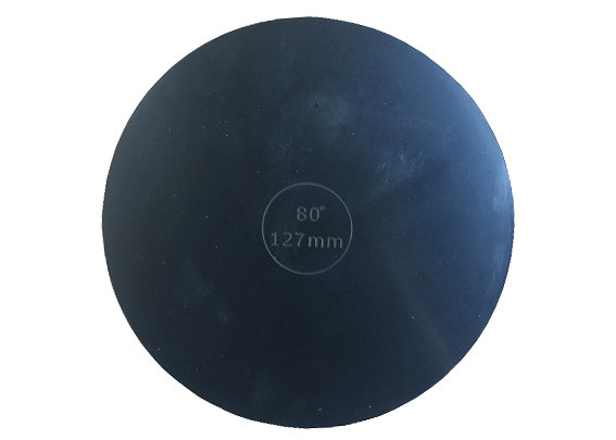 Ceramic Ferrule Fiber Optic Sheet , Polishing Rubber Pad Silica Gel 4mm - 5mm