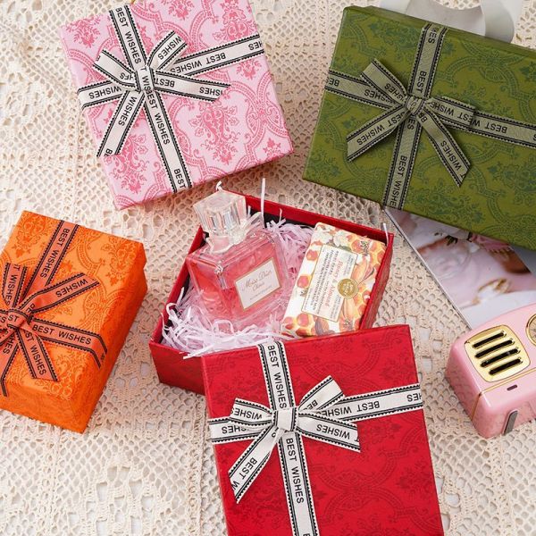 Custom Logo Gift Boxes Packaging Corrugated Cardboard Carton Cosmetic Perfume Bottle Lipstick Flower Makeup Wine Shipping Storage Paper Bags-Cases-Box