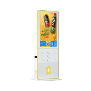 Public Sharing Mobile Phone Charging Station Kiosk 24inch 5000MAh