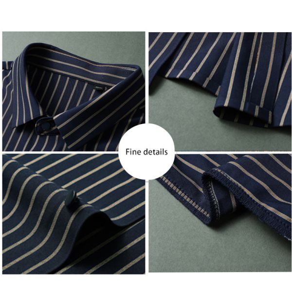 2022 Men's Black Plain Custom Summer Long Sleeve Formal Shirts Slim Fit Cotton Silk Shirt