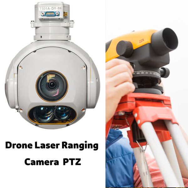 1000m Infrared Laser Ranging Drone Gimbal Camera Industrial 2 Axis Gimbal Drone HXTS01A