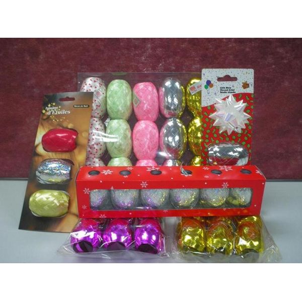 Fashionable Indoor Decoration Christmas Egg Ribbons Used In Gift Wrapping