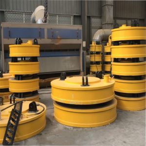 Large Circular Electric Electromagnetic Chuck Excavator Crane Lifting Magnet