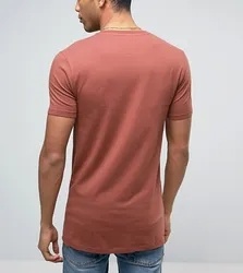Top Quality Classical 100% Cotton T Shirt Regular Fit Palin Scoop Neck T Shirt for Men