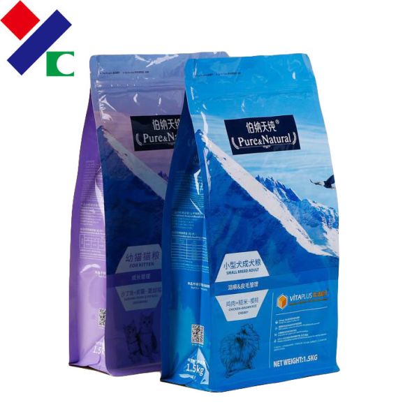 500 Gram Side Gusset Bags Customized Size For Dog Cat Food Packaging