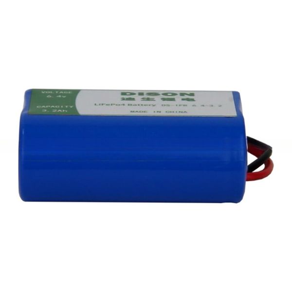 3200mah LiFePo4 Lithium ion phosphate battery pack for UPS emergency lighting 6.4v 20Wh