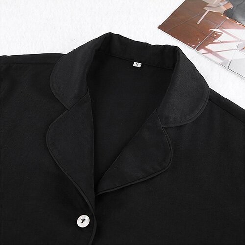 OEM maufactory Autumn Long Sleeved Ostrich Hair Pajamas Cotton Silk Trousers Suits Outside Wearing