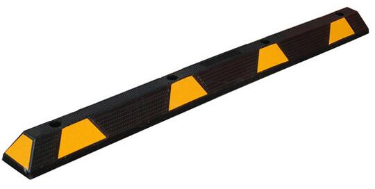 72" Garage Rubber Car Ramps Wheel Stopper