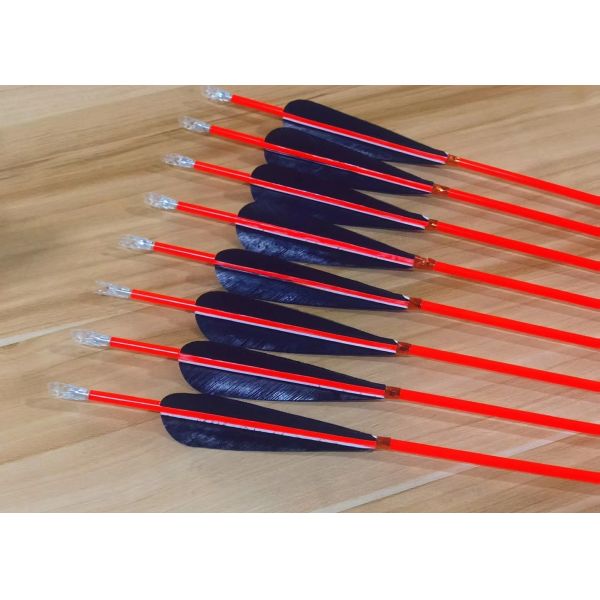 Spine 500/600/700/800/900/1000/1200/1500/1800 4.2mm,.165" 0.001"-0.003"-0.006" Straightness Kids Pratice Arrows