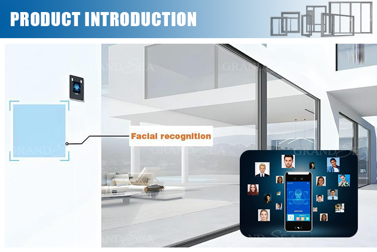 European Standard Design Frameless Aluminum Interior Noiseless Sliding Door for Kitchen