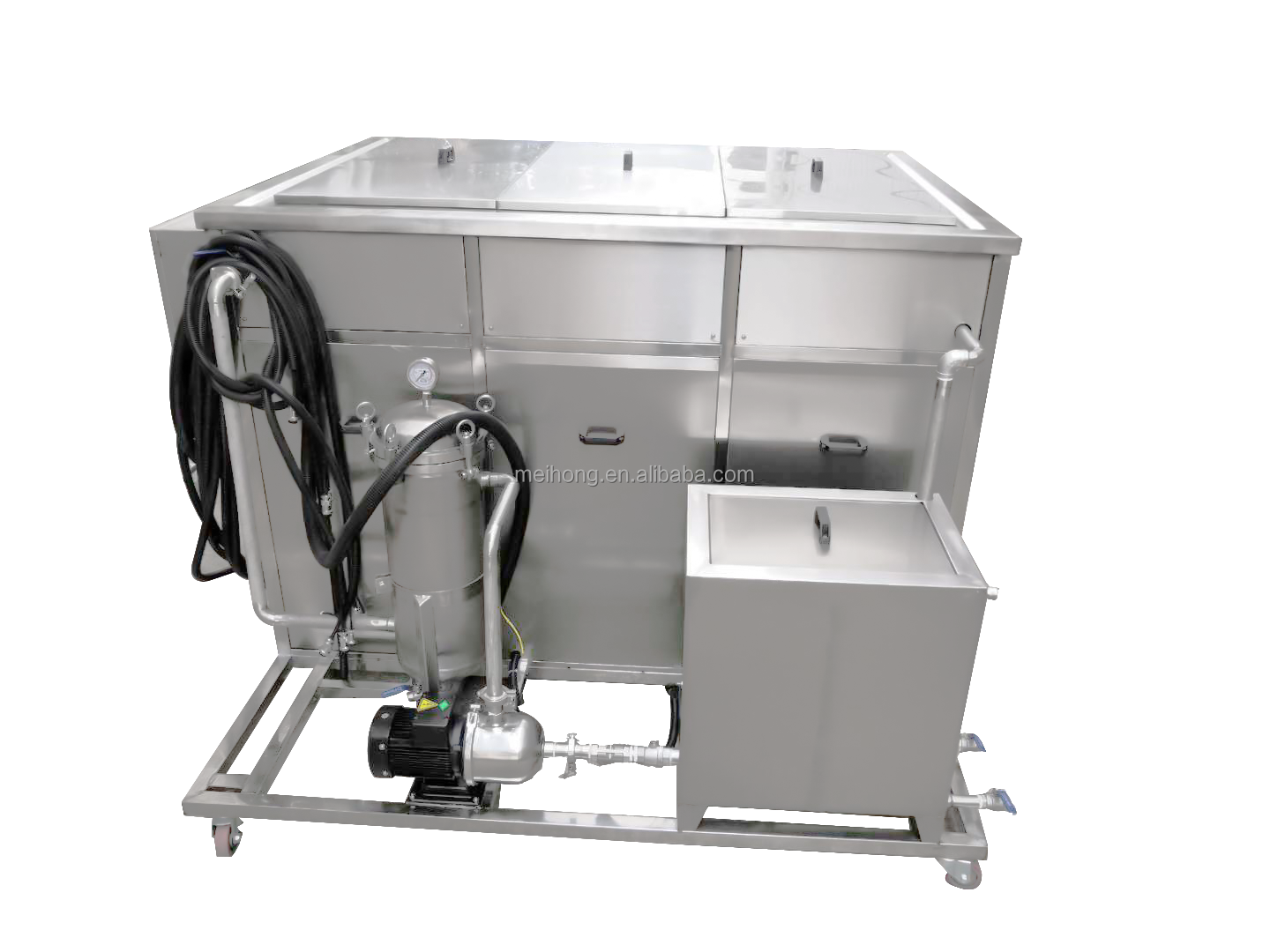 Aluminium Ultrasonic Engine Cleaner 1500W For Cylinder Heads Engine Parts