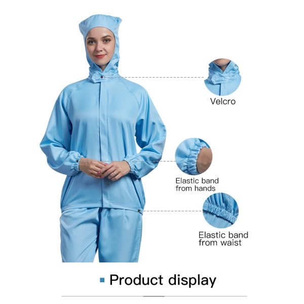 Unisex Agro Sea Foods & Baby Food Processing Industry Work Clothing Stylish Collar Uniforms