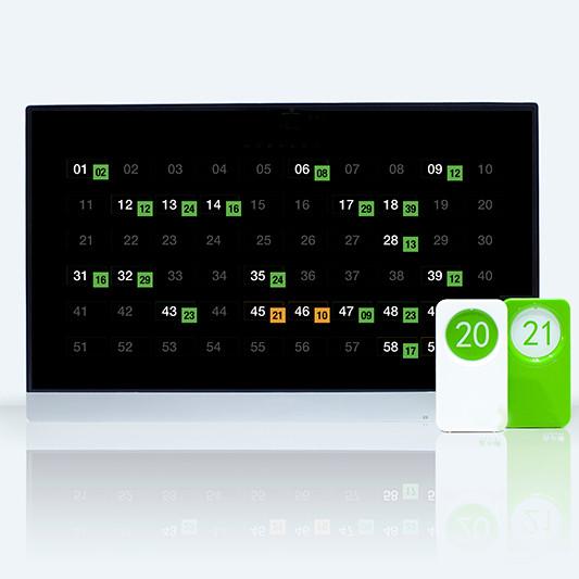Buy Restaurant table polarization tracker customer desk position tracking system 10tables at wholesale prices