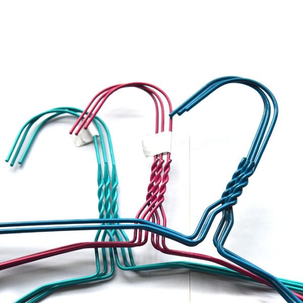 Blue Steel Wire Hangers for Hanging OEM and Long-lasting Durability