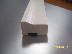 Quality Moth Proof Indoor Foam PVC Decorative Mouldings Wood Plastic Composite Door Frame for sale