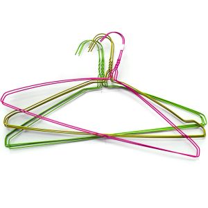 Quality Adult Size Metal Powder Coated Galvanized Wire Hangers for sale