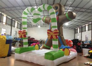 Quality Commercial Activities Inflatable Christmas Decorations Cookie 4 X 2.8 X 4.5m for sale