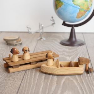 Quality Personalised Handmade Wooden Plane Montessori Toys ISO9001 Approved for sale