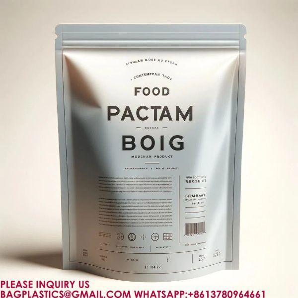 Biodegradable Stand Up Pouch Packaging Food Biscuit Snack Bags Zip seal Lock Mylar Bag