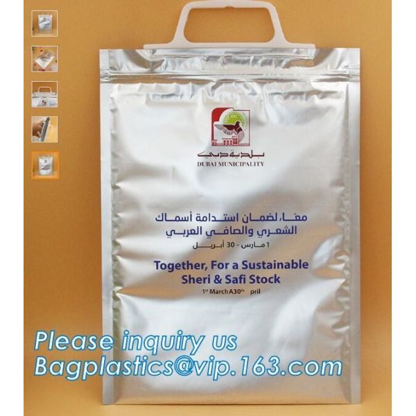 Aluminum Foil Food Use Disposable Cooler Bag Insulated Thermal Bag Organizer Storage Frozen Lunch Bag bagease bagplastic