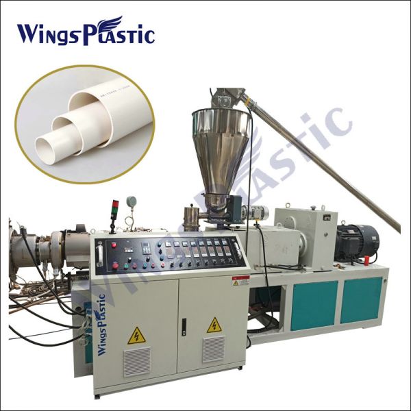 Pvc Pipe Making Pipes Processing Extrusion Machine Upvc Plastic Tube Machine Electric Extruding Production Line