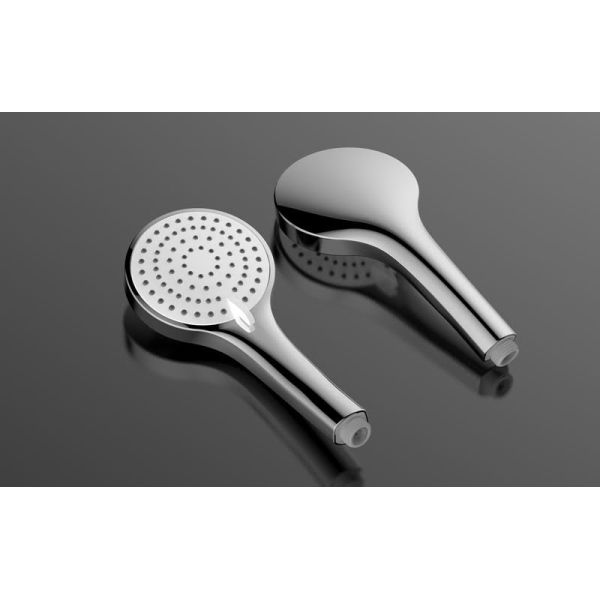 Modern Bathroom Handheld Shower Comfortable Grip Surface Treatment Button To Change The Water Outlet Method