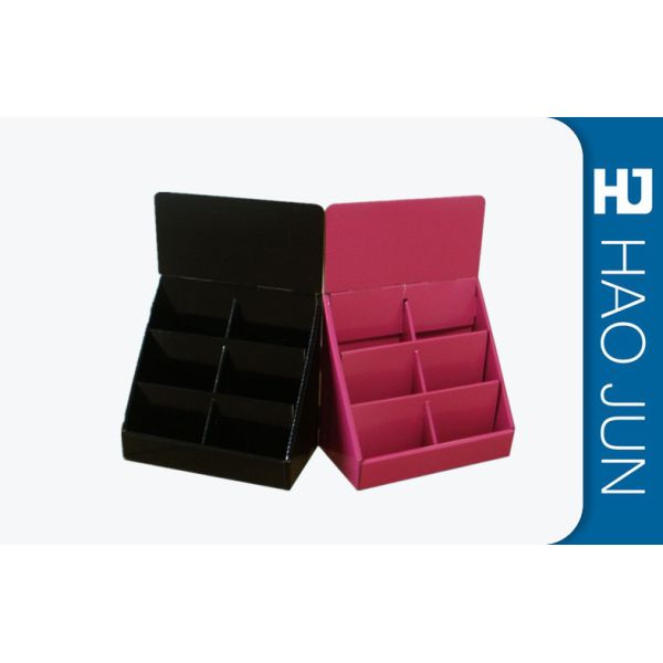 Offset Printing Promotional Display Stands For Facial Cleanser , FSC CE Listed