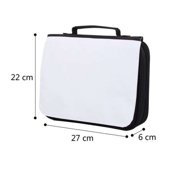 600D Polyester Sublimation Bible Bag Portable Briefcase Multifunctional Book Storage Bag For Heat Transfer