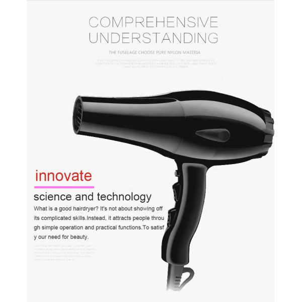 Commercial Professional Ionic Salon Hair Dryer For Salon Barber Travel