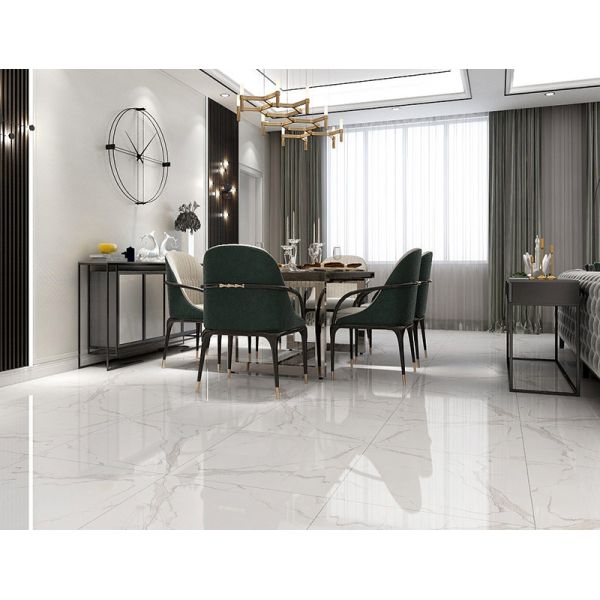 600x600mm Gold Glazed Porcelain Floor Tiles AAA Grade
