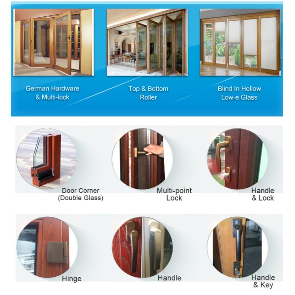 Curved Glass Wooden Fold Door Bifold Custom Interior Plexiglass Door