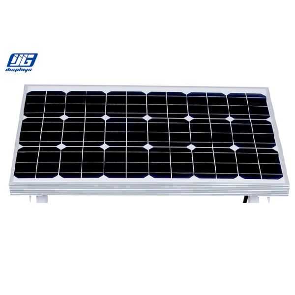 Double Sided Solar Powered Light Box Poster Display Shelf With Adjustable Wheel