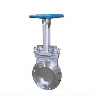 Buy Two Pieces Industrial Stainless Steel SS304 Knife Gate Valve With Handwheel operator at wholesale prices