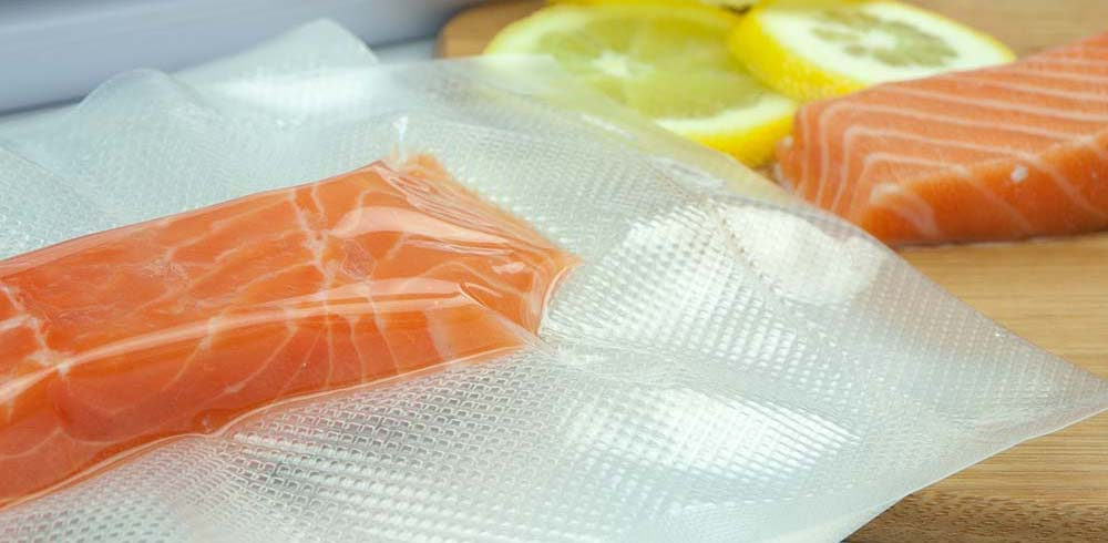 Airtight Meat In Vacuum Packaging Bag PE Transparent Side Gusseted